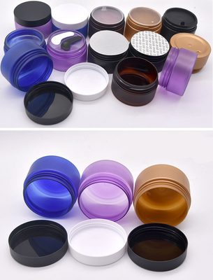 Bouteille de beauté en plastique transparent personnalisable avec joint sensible à la pression