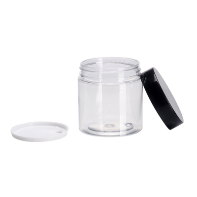 Bouteilles en plastique cosmétique transparente personnalisées avec impression personnalisable