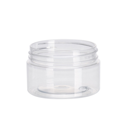 Bouteilles en plastique cosmétique transparente personnalisées avec impression personnalisable