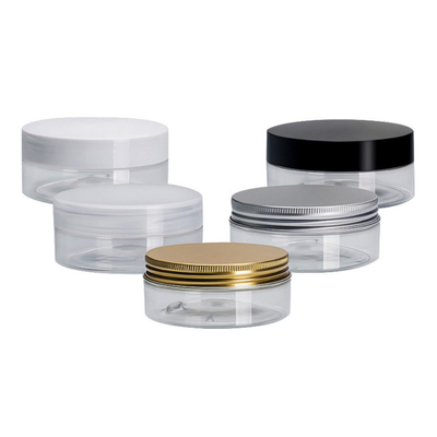 Bouteille cosmétique en plastique imprimé sur mesure avec une surface lisse et sensible à la pression ou un joint en papier d'aluminium