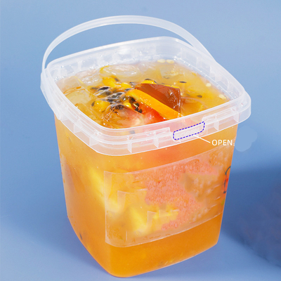 0.5 kg Bouteilles d'eau de lait et de thé en plastique transparent
