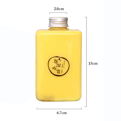 Bouteilles de boissons en plastique anti-fuite personnalisables avec poignée