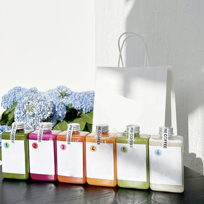 Boîtes à thé en plastique polyvalentes à vis sur couvercle pour la maison et le bureau