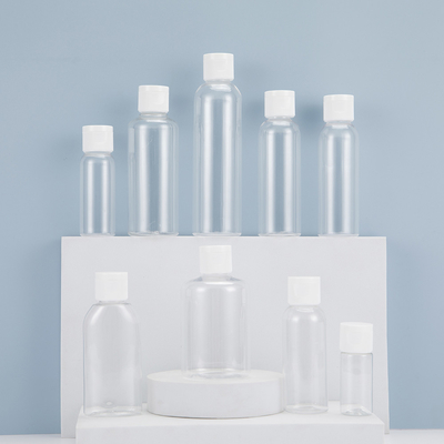 Bouteille de pulvérisation en plastique PET transparente écologique pour une consommation quotidienne de 10 ml 15 ml 30 ml 50 ml 60 m 70 ml 100 ml 200 ml 500 ml