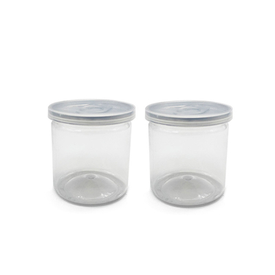 8 oz Bouteilles de plastique transparentes et de stockage et d'emballage personnalisables