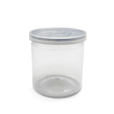 8 oz Bouteilles de plastique transparentes et de stockage et d'emballage personnalisables