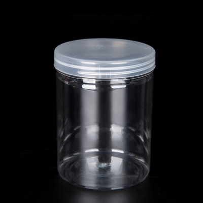 Contenants en pot en plastique transparent de 8 oz pour l'emballage