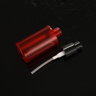 Bouteille cosmétique en plastique PET légère de 47 mm de diamètre avec sérigraphie supérieure