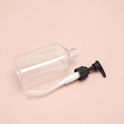 47 mm Bouteille de pompe à lotion cosmétique de luxe en plastique rose
