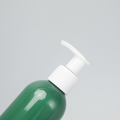 Bouteille de distribution cosmétique ronde rose recyclable avec bouchon à vis
