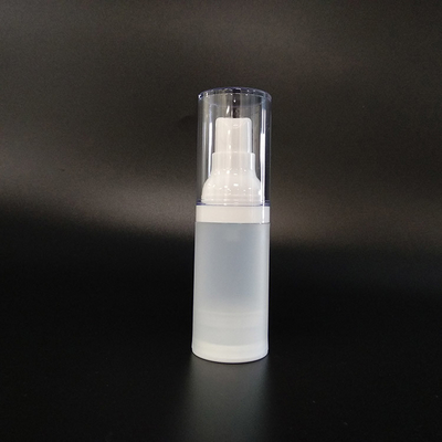 25.7g Bouteille de shampooing à bouchon à vis Pet / Bouteille en plastique transparent pour distribuer des lotions cosmétiques