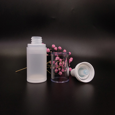 25.7g Bouteille de shampooing à bouchon à vis Pet / Bouteille en plastique transparent pour distribuer des lotions cosmétiques