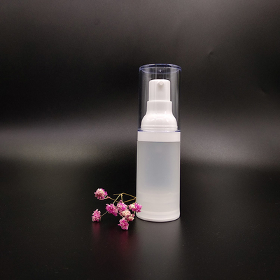 25.7g Bouteille de shampooing à bouchon à vis Pet / Bouteille en plastique transparent pour distribuer des lotions cosmétiques