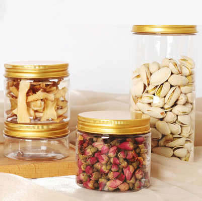 Contenants en pot en plastique personnalisés avec couvercles en aluminium pour le stockage des aliments