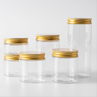 Bouteilles en plastique transparent personnalisables avec couvercles pour le stockage et l'affichage