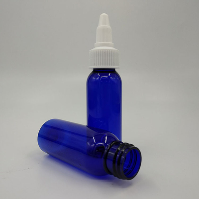 Bouteilles en plastique à vis transparente sur mesure de 50 ml avec impression sur mesure