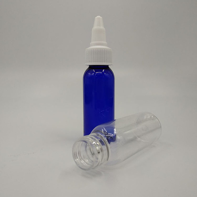 Bouteilles en plastique à vis transparente sur mesure de 50 ml avec impression sur mesure