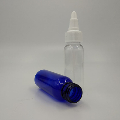 Bouteilles en plastique à vis transparente sur mesure de 50 ml avec impression sur mesure