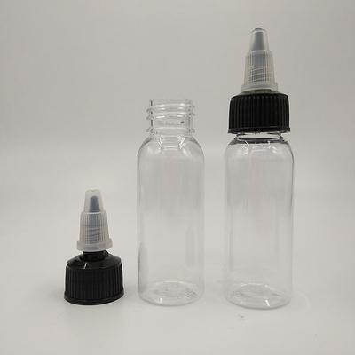 Bouteilles en plastique de 80 ml avec couvercle à vis pour une distribution pratique