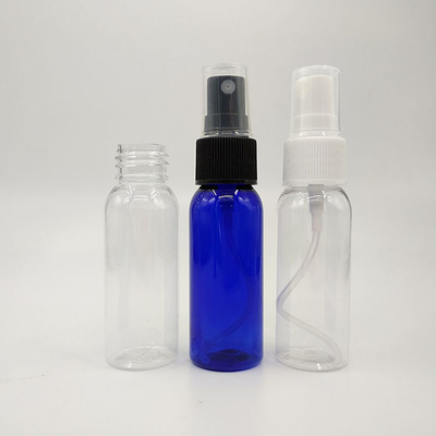 Bouteille en PET ronde de 47 mm avec bouchon à vis de pompe pour liquides cosmétiques