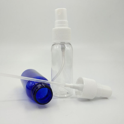 Bouteille en PET ronde de 47 mm avec bouchon à vis de pompe pour liquides cosmétiques