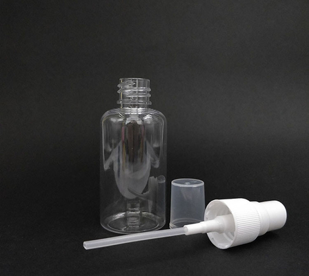 Bouteille de pulvérisation en plastique en PET lisse et ronde durable pour une utilisation quotidienne
