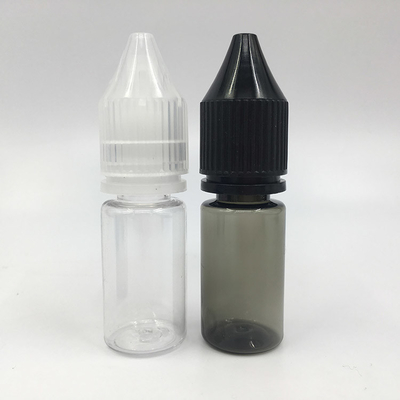 Bouteilles de liquide E vides transparentes avec capuchon à vis pour le stockage du jus E