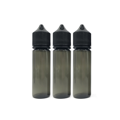 E Gouttelette liquide Bouteilles de gorille grossières 10-100 ml Avec imprimé de logo personnalisé Et bouchon à l'épreuve des enfants