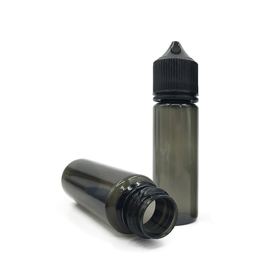 E Gouttelette liquide Bouteilles de gorille grossières 10-100 ml Avec imprimé de logo personnalisé Et bouchon à l'épreuve des enfants