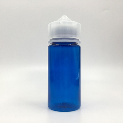 Bouteille de liquide en forme de E rond à l' épreuve des enfants avec bouchon à vis