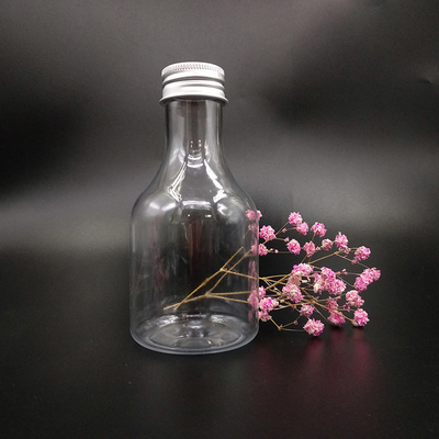 Bouteille de thé au lait en plastique transparente et imperméable