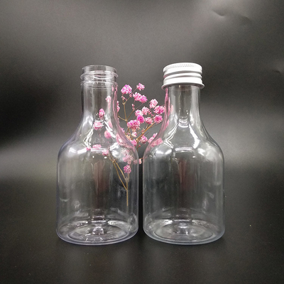 Bouteille de thé au lait en plastique transparente et imperméable