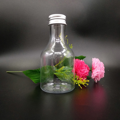 Bouteille de thé au lait en plastique transparente et imperméable