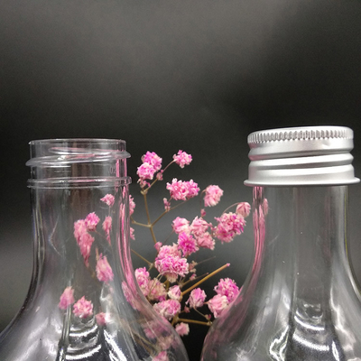 Bouteille de thé au lait en plastique transparente et imperméable