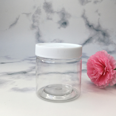Contenant en bocal en plastique transparent personnalisé pour emballage cosmétique et alimentaire