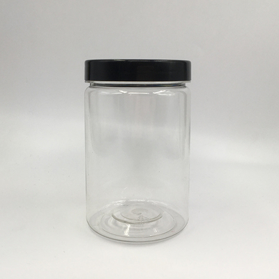 Contenants de stockage en plastique cristallin avec étanchéité et impression en feuille d'aluminium personnalisable