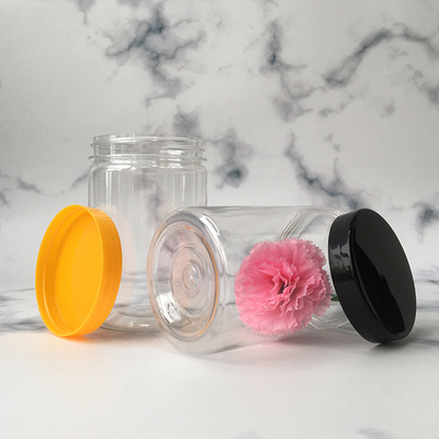 Contenants de stockage en plastique cristallin avec étanchéité et impression en feuille d'aluminium personnalisable