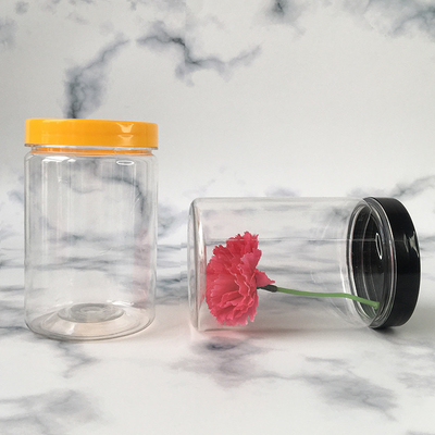 Contenants de stockage en plastique cristallin avec étanchéité et impression en feuille d'aluminium personnalisable
