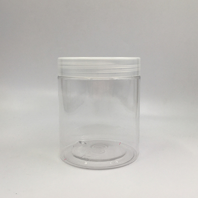 Containers en pot en plastique transparent personnalisés avec logo et joint en feuille
