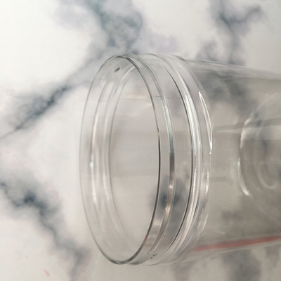Des pots ronds en plastique clair avec des couvercles 2 oz 3 oz 4 oz 5 oz