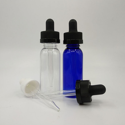 Bouteilles à goutte-à-goutte en verre transparent de 120 ml avec bouchon à vis