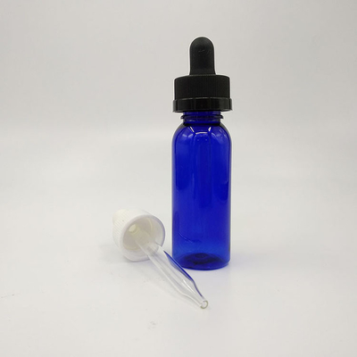Bouteilles en plastique de 10 ml à 120 ml avec une surface lisse et des bouchons à vis