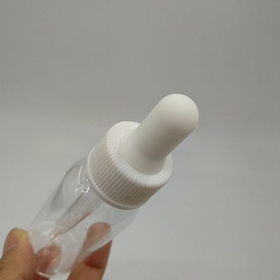Bouteilles en plastique de 10 ml à 120 ml avec une surface lisse et des bouchons à vis