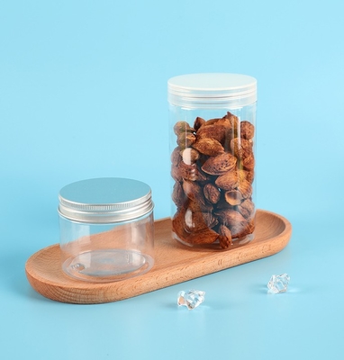 Contenant cosmétique en plastique transparent personnalisé avec une surface lisse