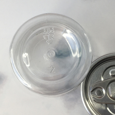 Contenants en pot en plastique transparent avec couvercles personnalisables