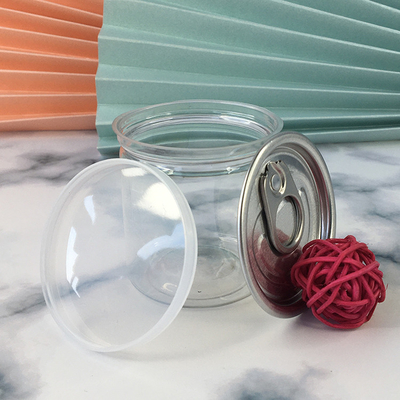 Boîtes en plastique transparent avec joints en papier d'aluminium pour le stockage