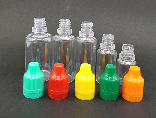 Bouteilles gouttelettes en verre transparent et lisse pour un dosage précis