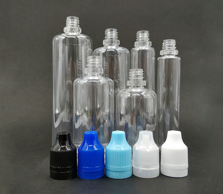 Flacons compte-gouttes en plastique transparent avec impression de logo personnalisée, 5000 pièces, idéaux pour l'emballage de liquides, huiles essentielles et sérums