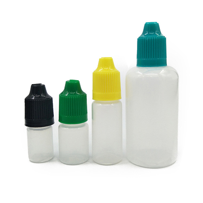 Bouteille de gouttelette en verre cristallin avec couleur noire et impression personnalisée