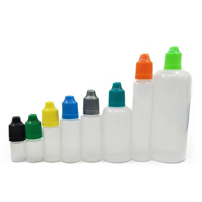 Bouteille de gouttelette en verre cristallin avec couleur noire et impression personnalisée